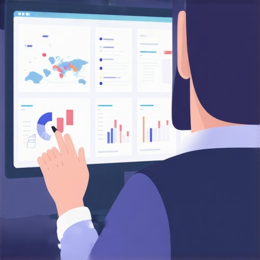 Business owner reviewing AI analytics for local maps SEO