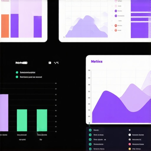 Dashboard displaying local SEO and engagement metrics for Google My Business