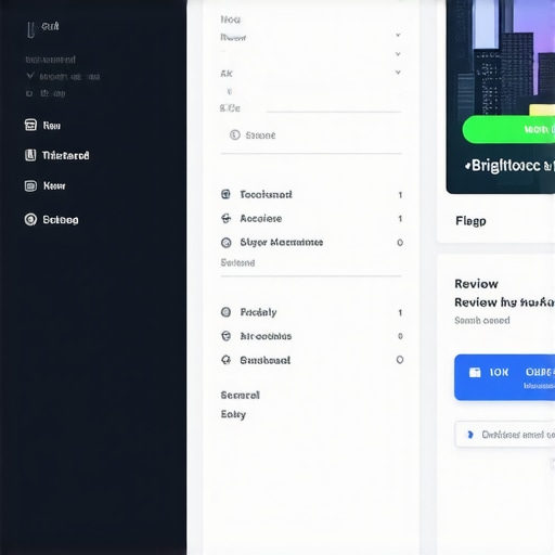 BrightLocal interface displaying local SEO metrics and review management tools.