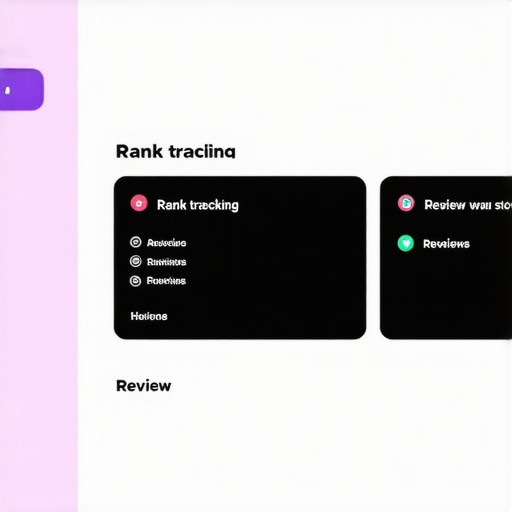 A screenshot showing local SEO tools managing rankings and reviews effectively.