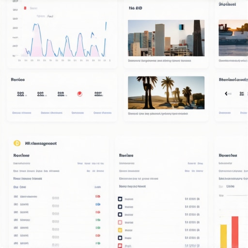 Screenshot of a local SEO dashboard showing analytics and review management tools