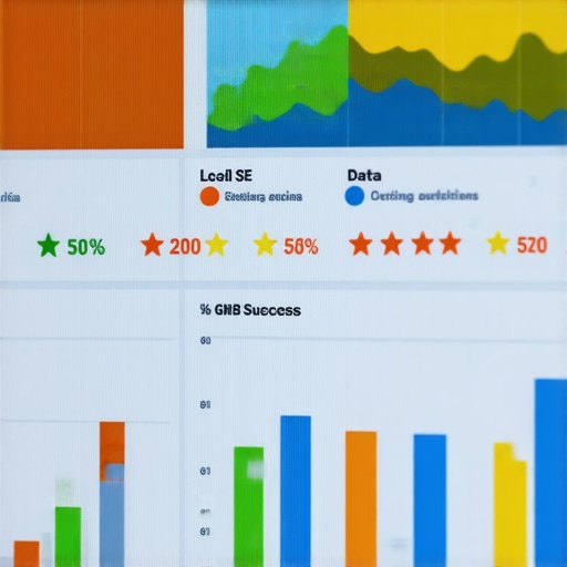 Data-Driven Local SEO Dashboard in 2025 Analyzing local SEO metrics on a digital dashboard to maintain GMB rankings.