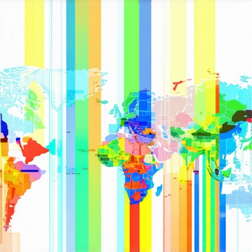 Digital map with layered signals representing advanced Google Maps SEO strategies in 2025.