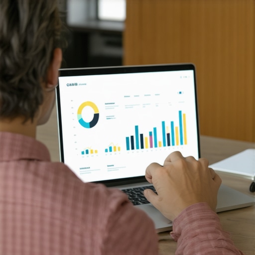Chart showing growth in Google My Business metrics over time