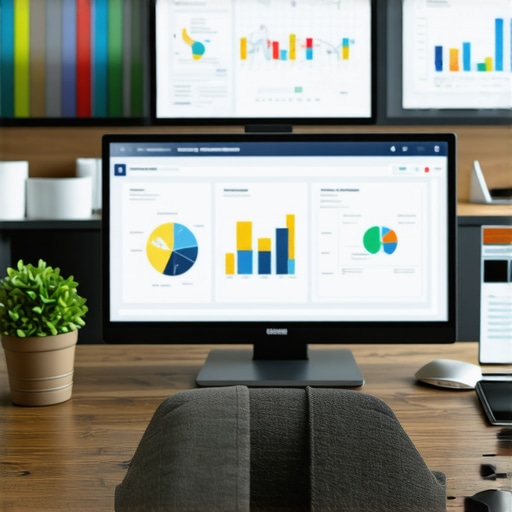 Tools for Effective GMB Maintenance Person analyzing SEO data on multiple screens