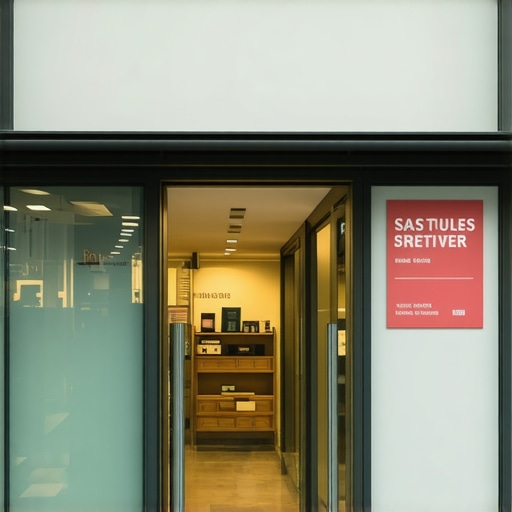 A vibrant storefront with clear signage and busy local street